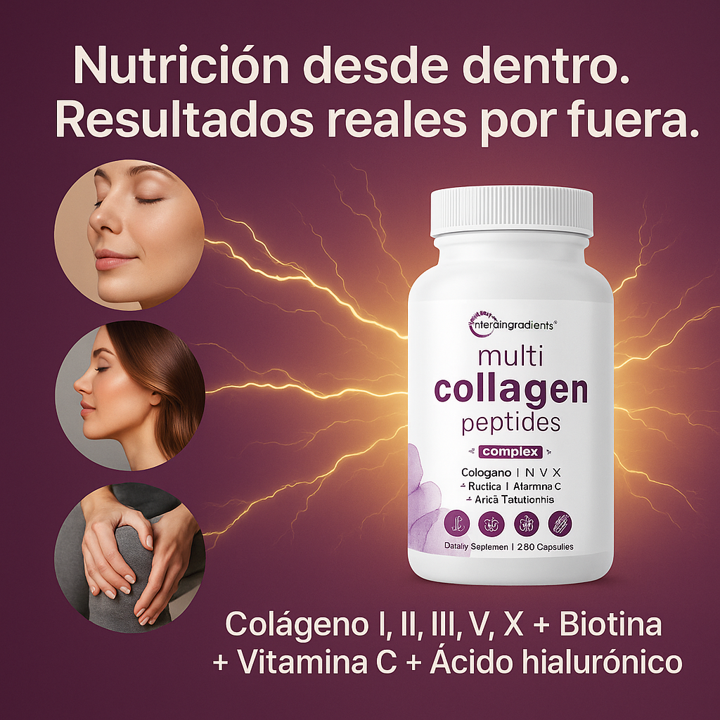 Colágeno Total 360™ - Fórmula Multi-Collágeno Premium